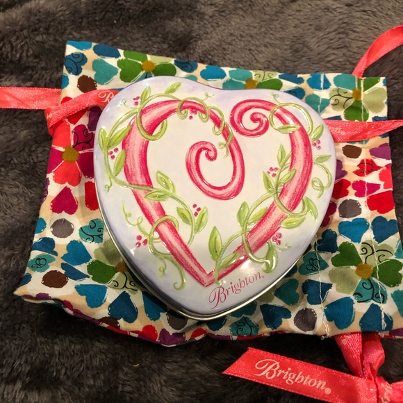 Authentic Brighton Charm Bracelet with Original Tin and Pouch, Never Worn!! - Picture 2 of 4